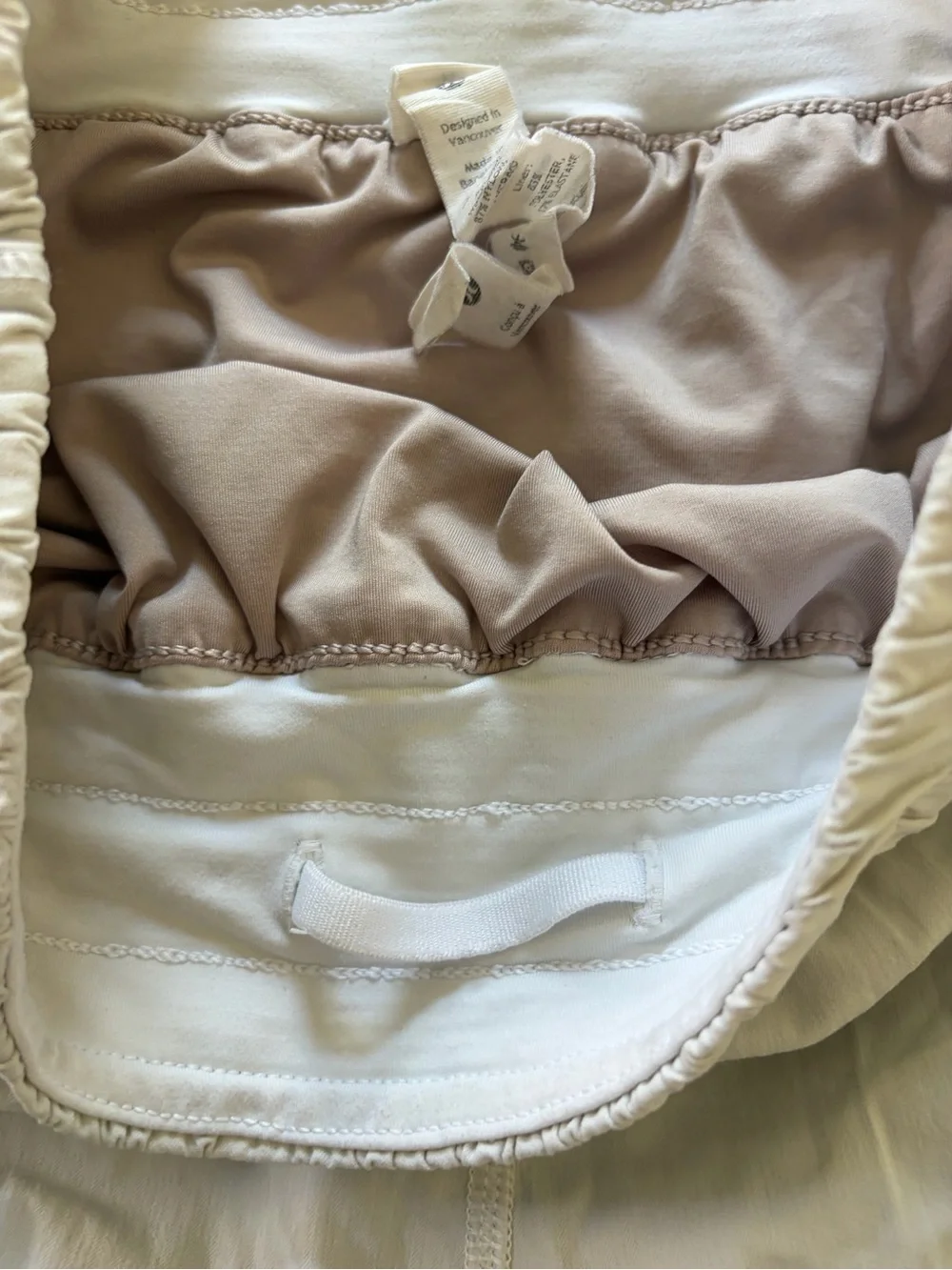 Light Gray Women's Elastic-Waist Casual Shorts